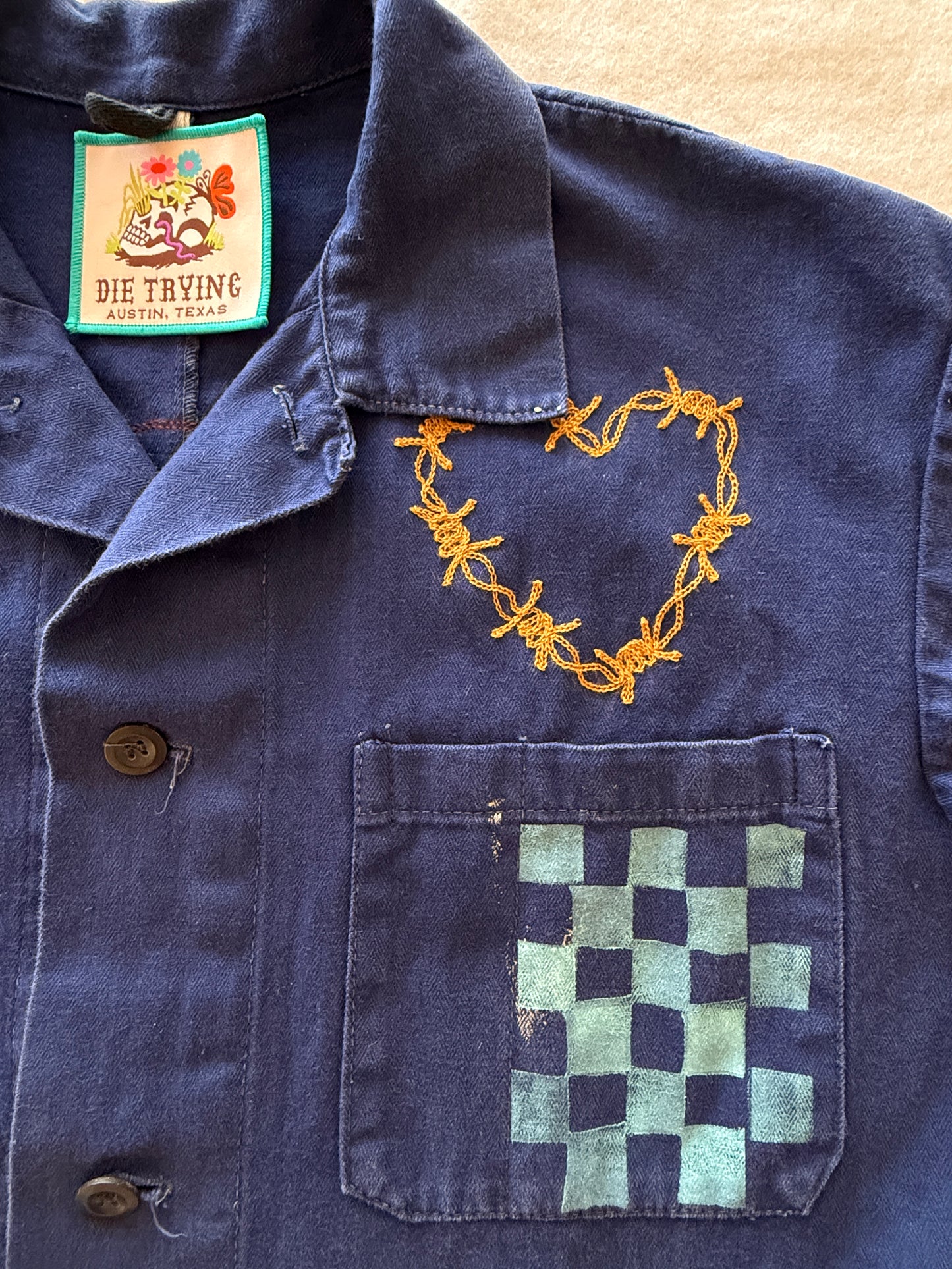Vintage Chore Coat - Serape Cactus