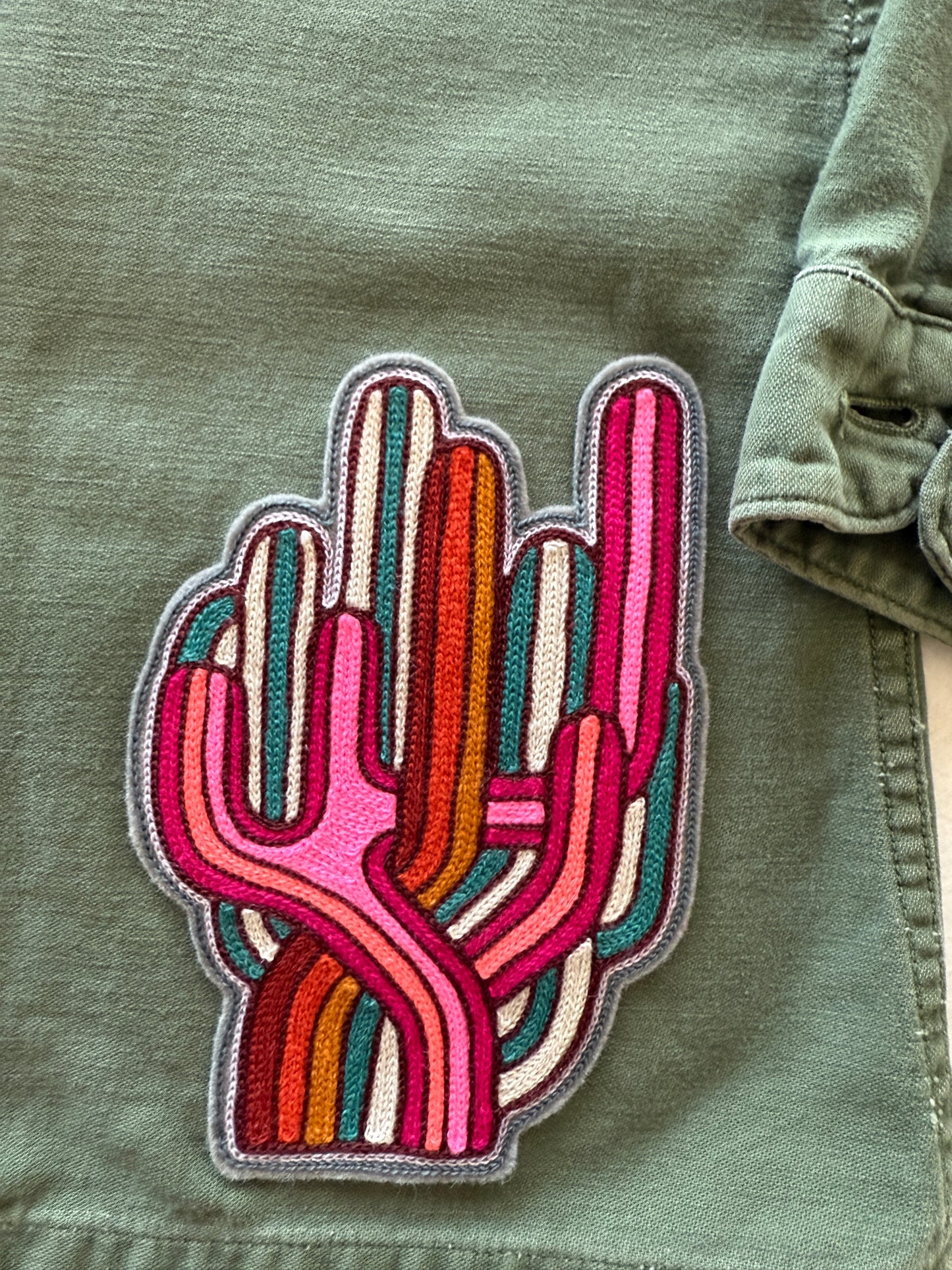 Vintage Military Shirt - Snake Bloom