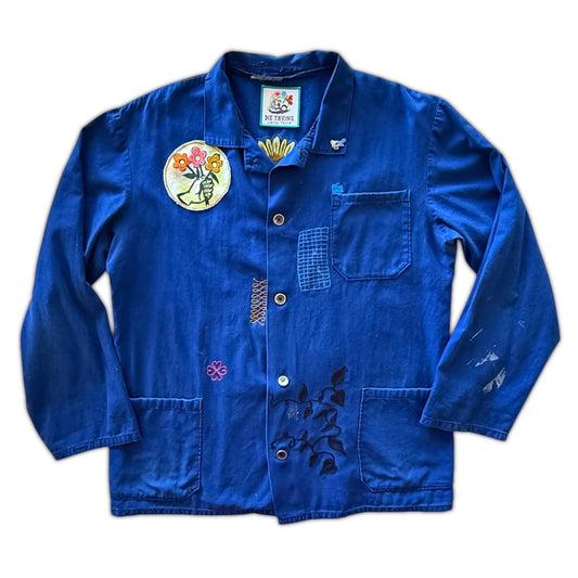 Vintage Chore Coat - Sunflowers