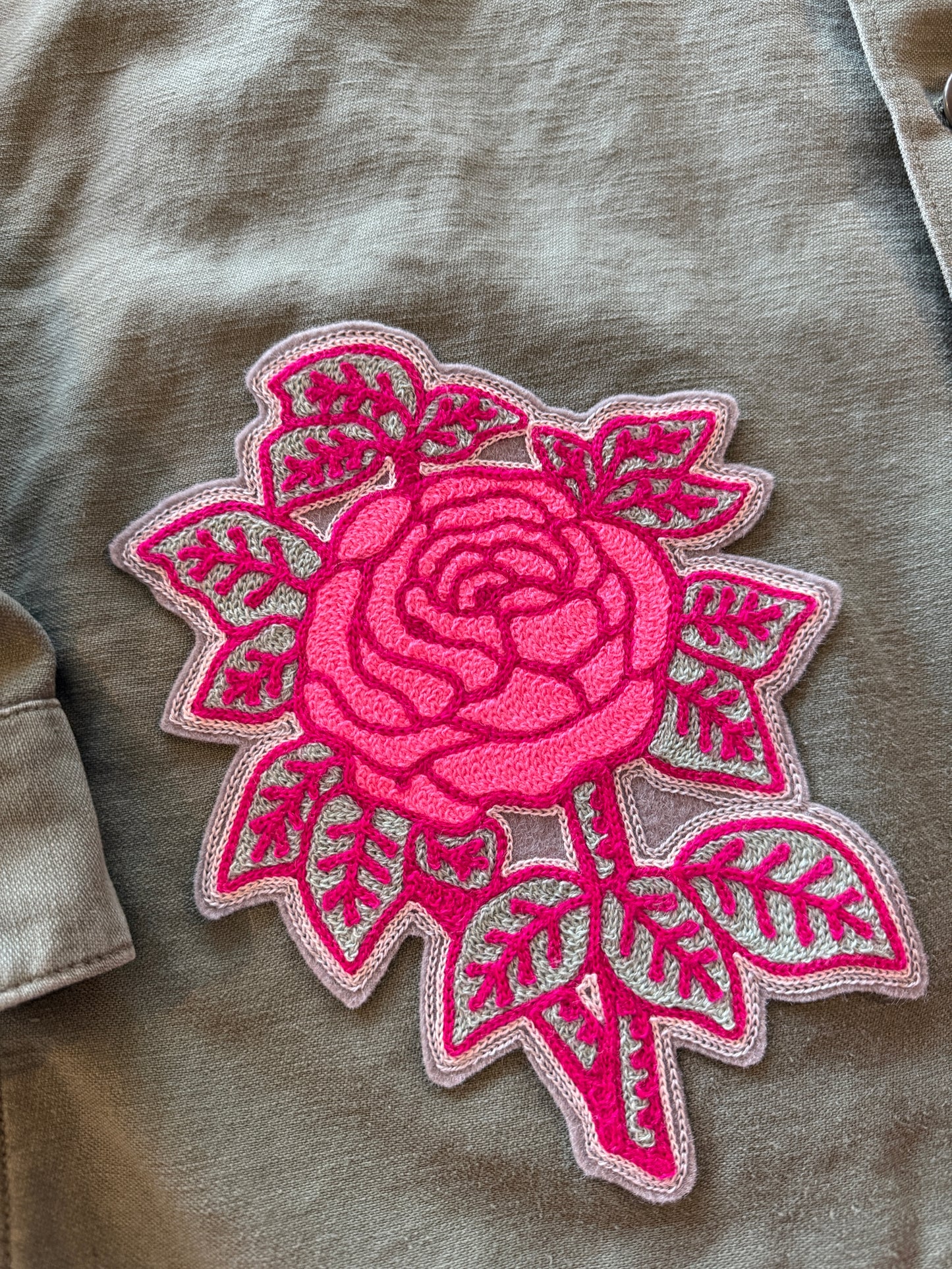 Vintage Military Shirt - Quilt Cactus