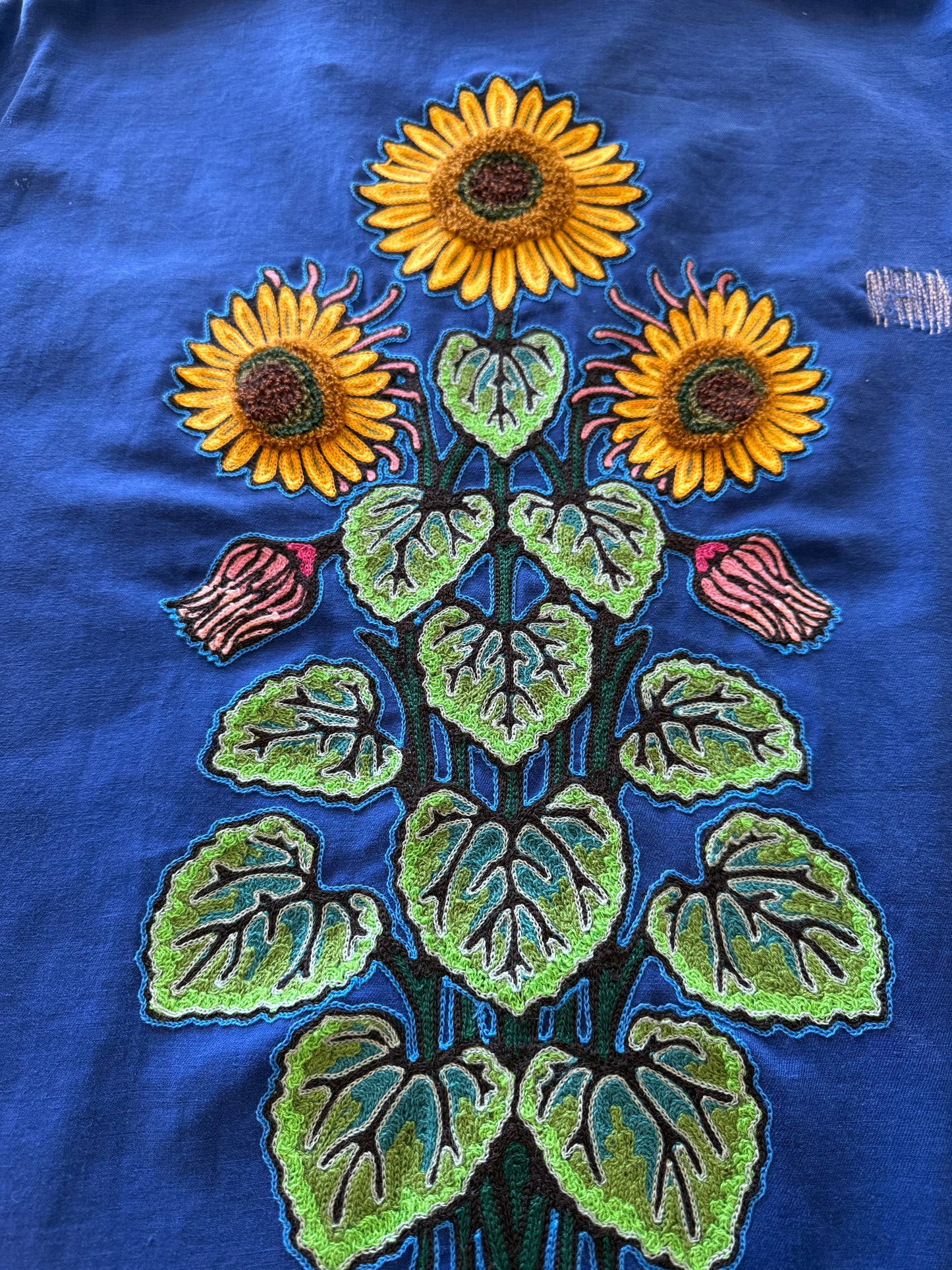 Vintage Chore Coat - Sunflowers