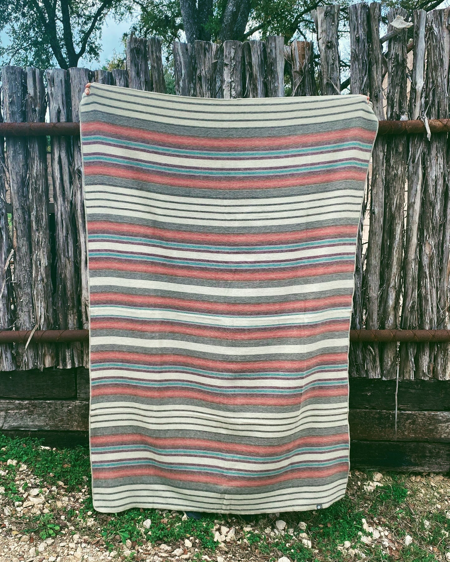 Alpaca Throw - Oasis-With Custom Embroidery