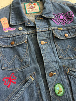 Vintage Wrangler Denim Jacket - Sky Vine