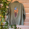 Vintage Military Shirt - Coyote Rose