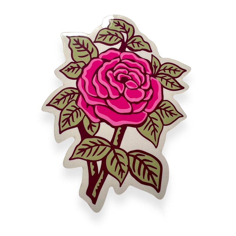 Pink Rose Sticker