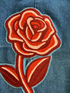 Vintage 70s Denim Jacket - Rusty Rose