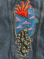 Vintage Wrangler Denim Jacket - Sky Vine