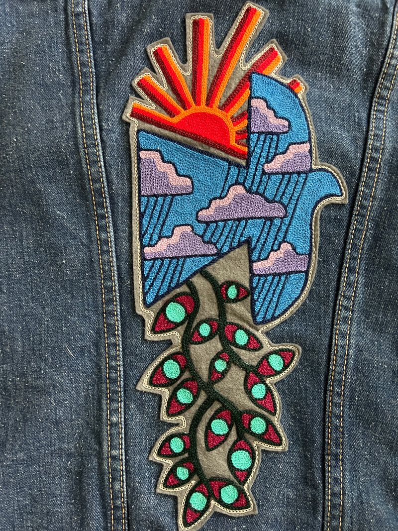 Vintage Wrangler Denim Jacket - Sky Vine