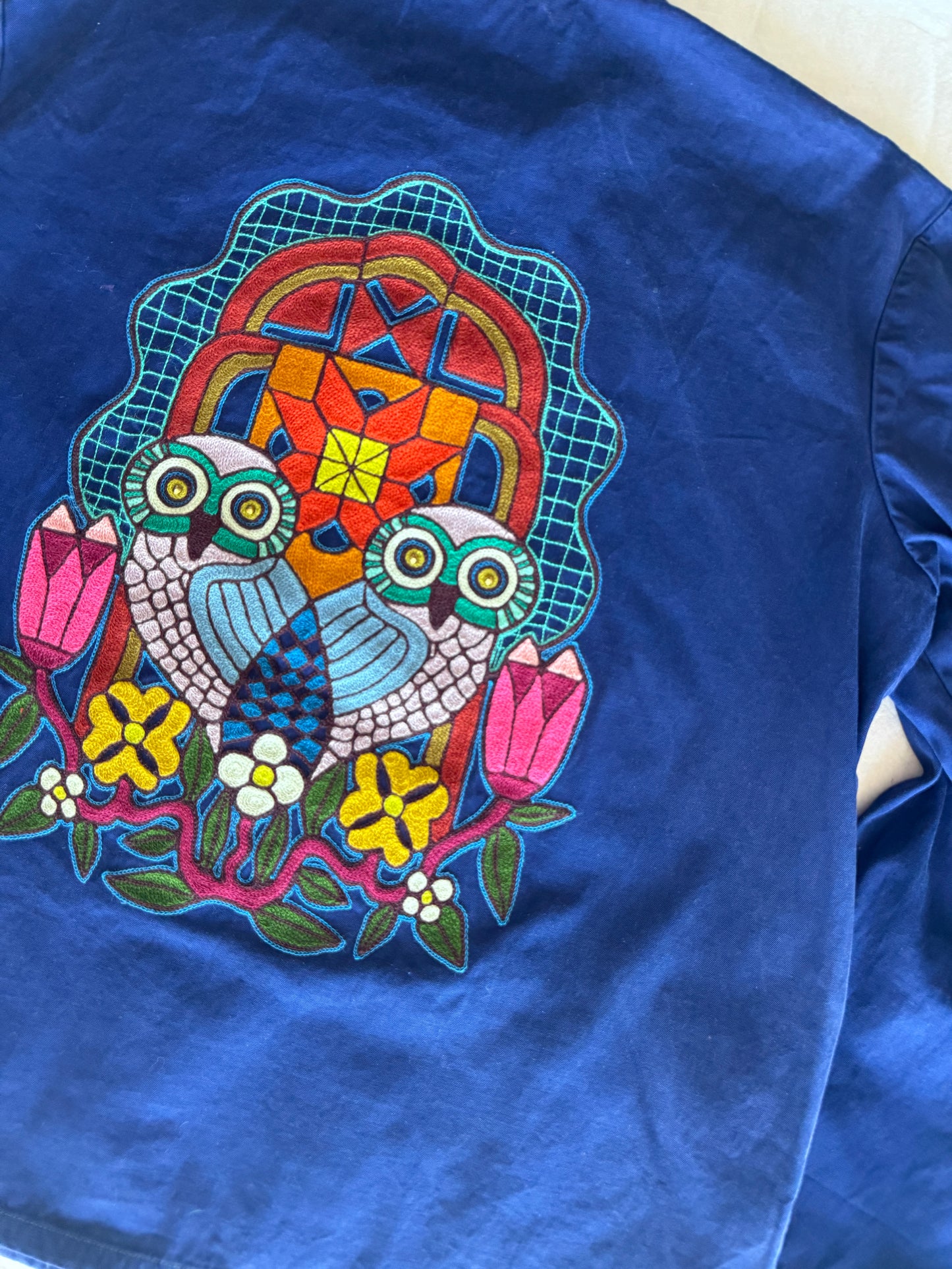 Vintage Chore Coat - Mirror Owls