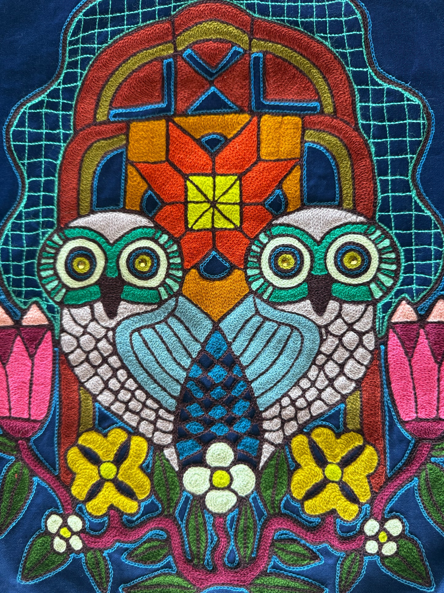 Vintage Chore Coat - Mirror Owls