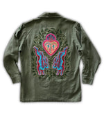 Vintage Military Shirt - Jackrabbits