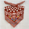 Embroidered Chili Bandana - Cotton