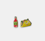 Taco And Hot Sauce Earrings