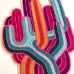 Neon Cactus Dreams Chainstitch Back patch