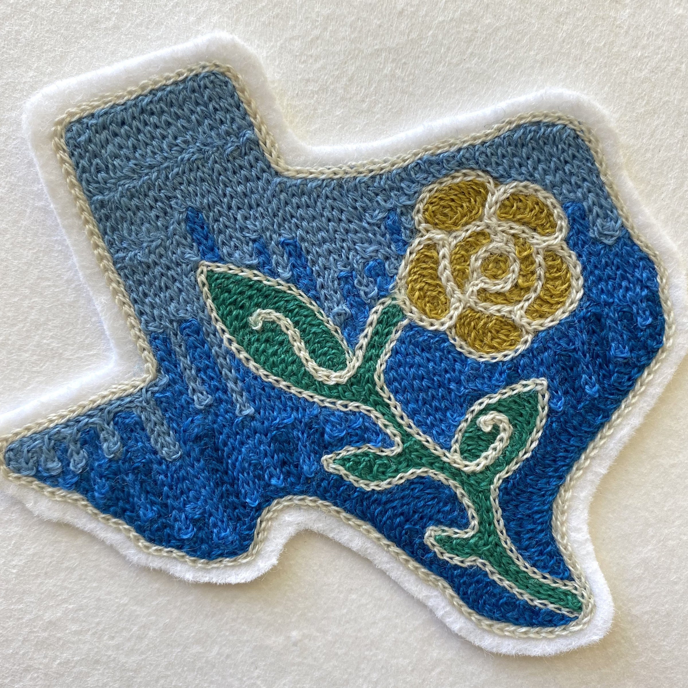 Rose Down Patch Patch Embroidery Patch Pressed Patch For - Temu