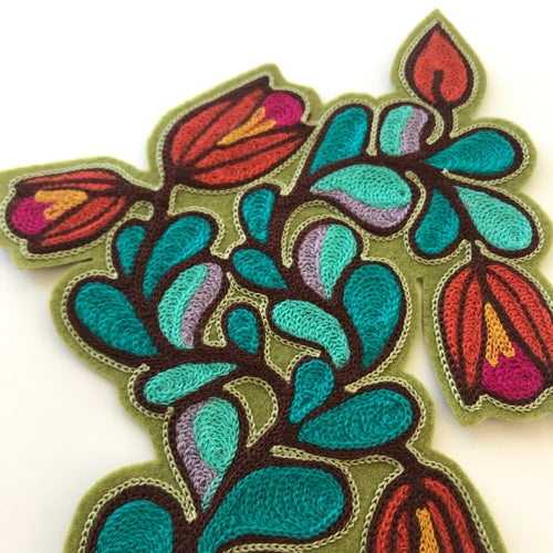 In Bloom Chainstitch Patch